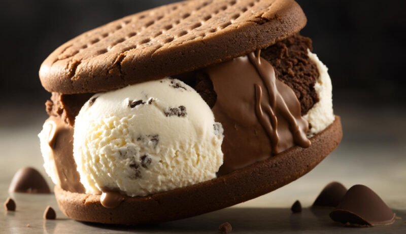 Cookie Ice Cream Sandwich