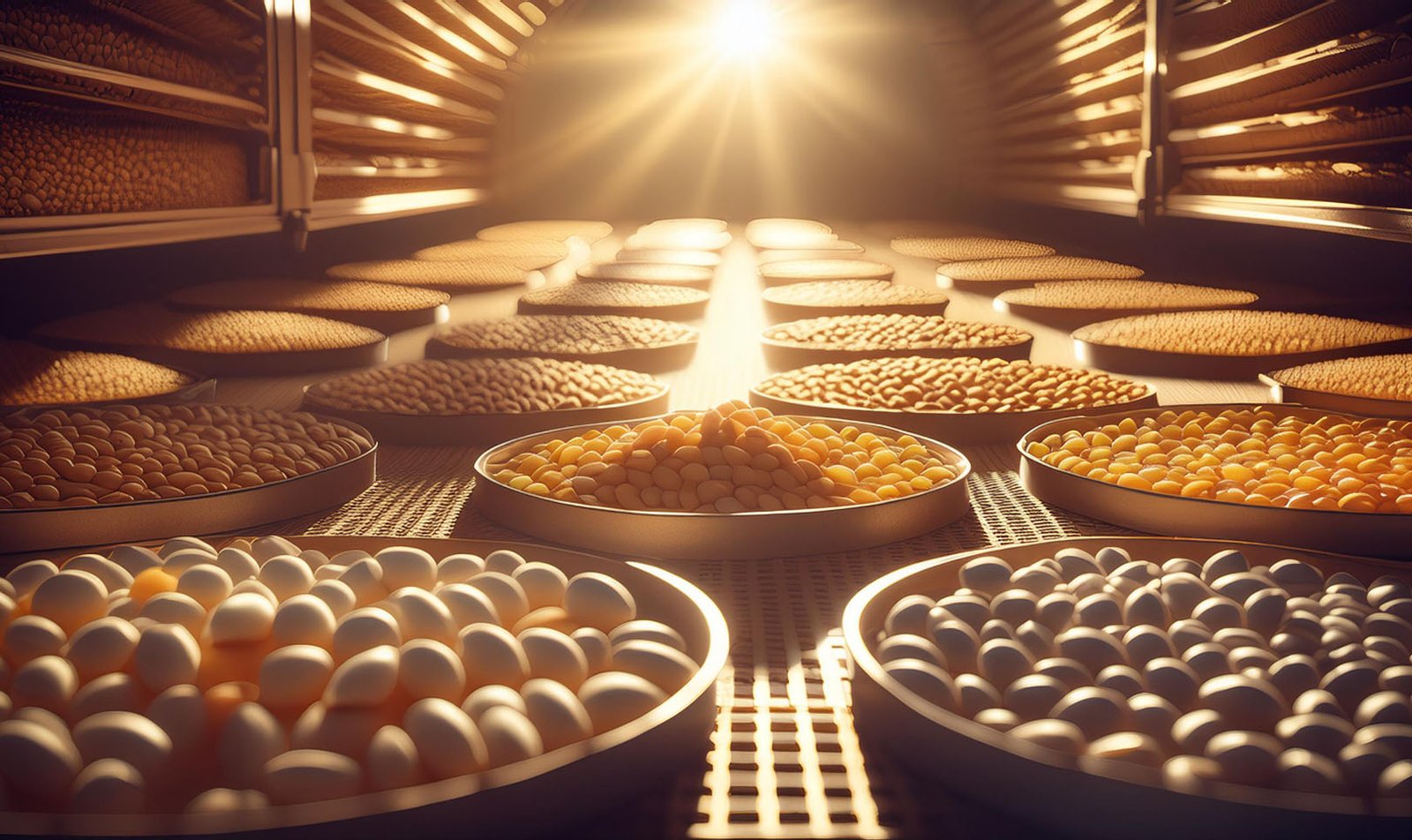 Drying the frozen candies