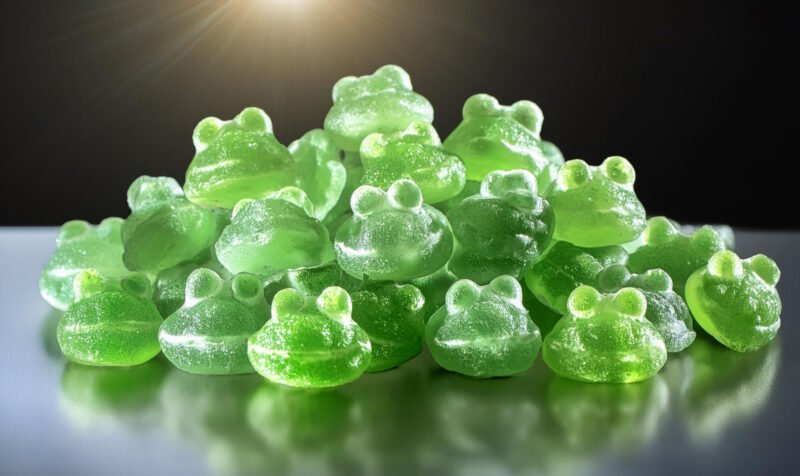 Freeze-Dried Gummy Frogs