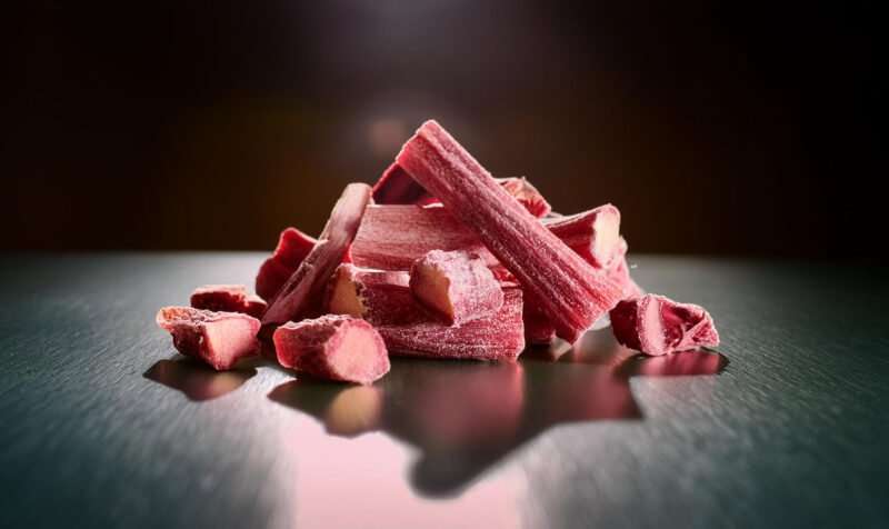 freeze dried rhubarb