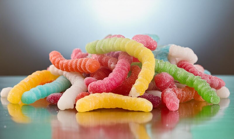 Freeze Dried Sour Worms