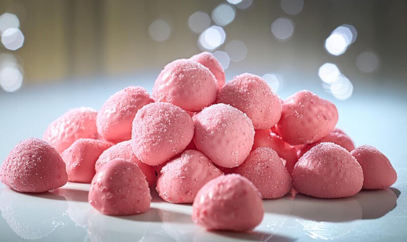 Freeze-Dried Strawberry Salt Water Taffy