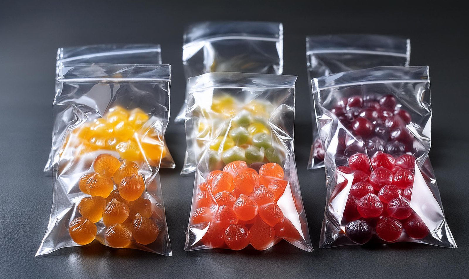 Packaging the freeze dried candies